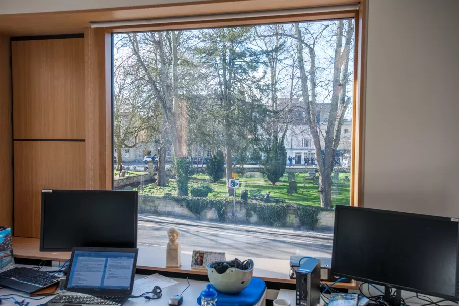 Office window